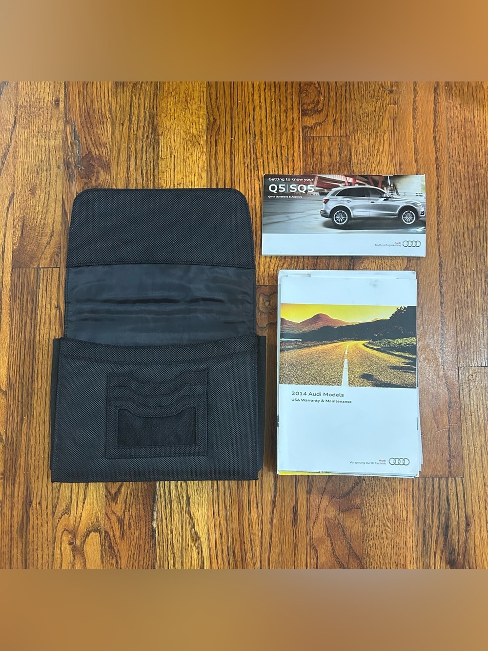 2014 Audi Q5 | SQ5 Owners Manual Book Maintenance Log & Warranty Information Boo